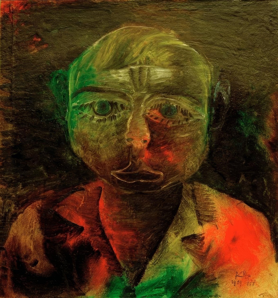 Young Proletarian by Paul Klee
