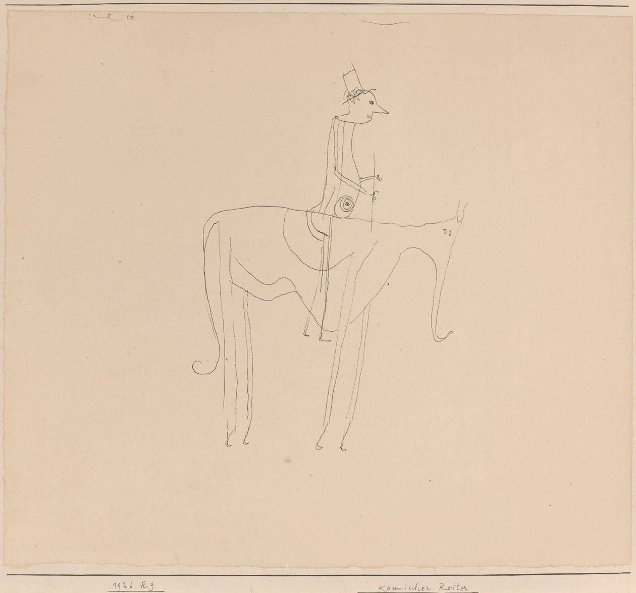 Comic Rider by Paul Klee