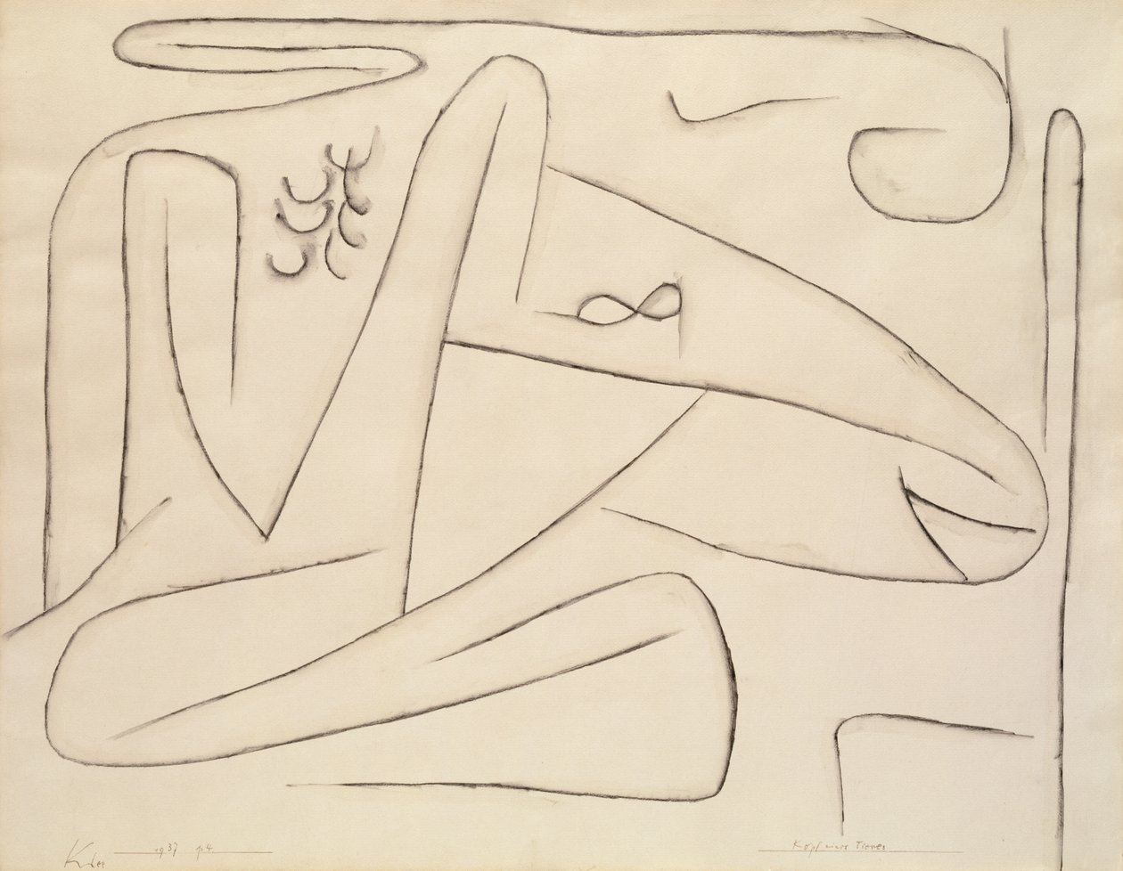 Head of an Animal by Paul Klee
