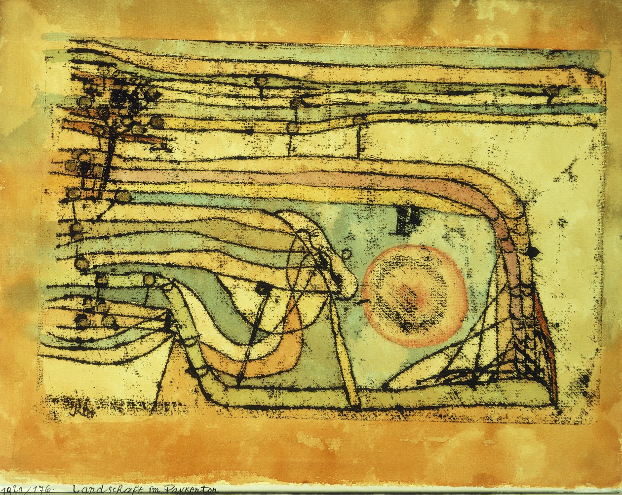 Landscape in Pankenton by Paul Klee