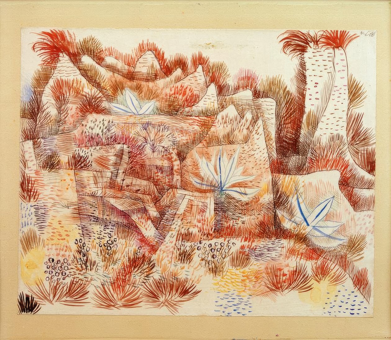 Landscape with Agaves by Paul Klee