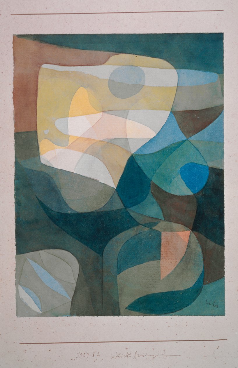 Light Broadering I by Paul Klee