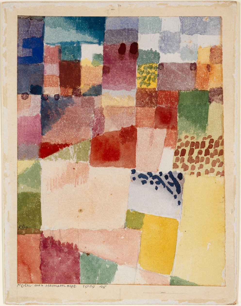 Motif from Hamammet by Paul Klee