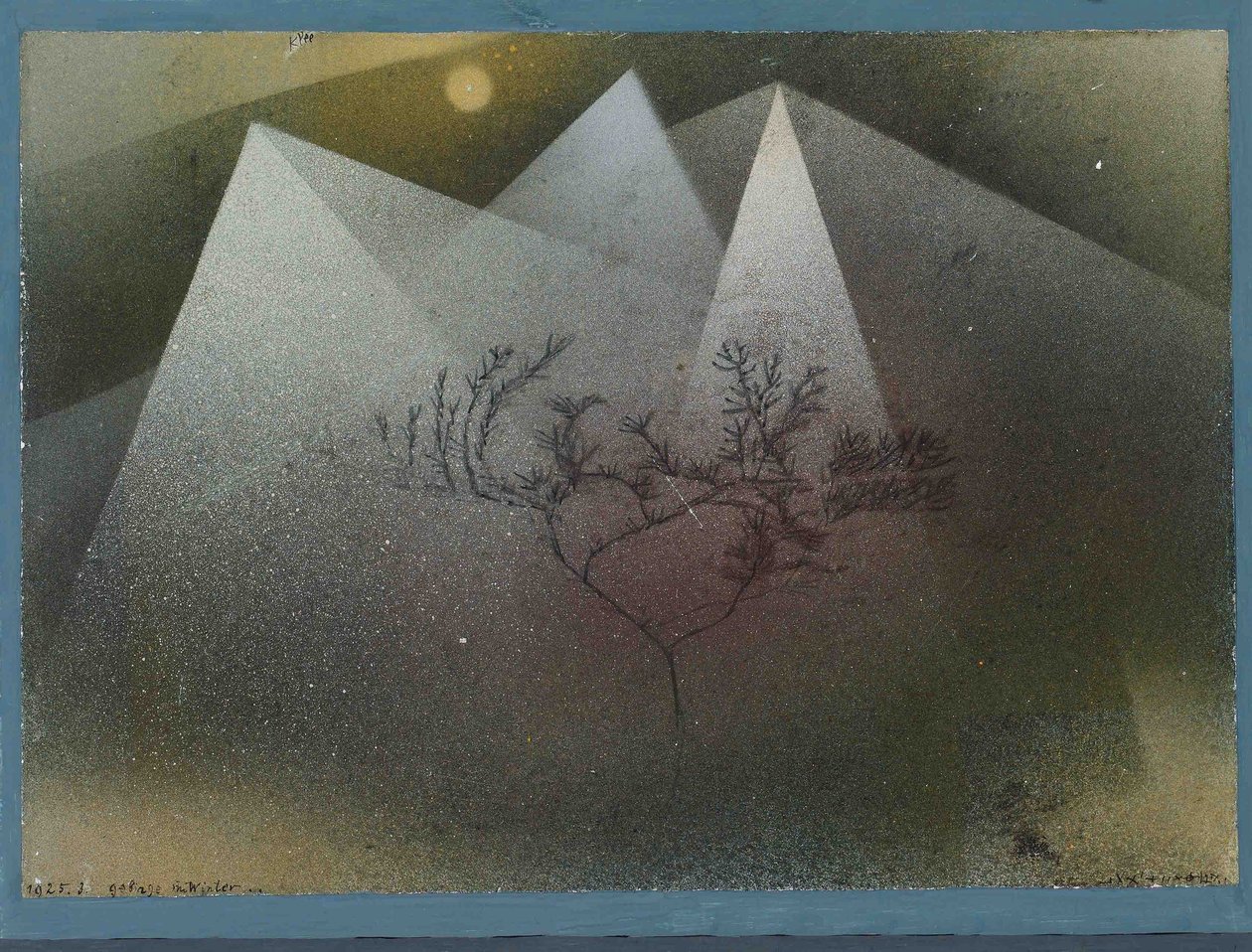 Mountains in Winter, 1925 by Paul Klee