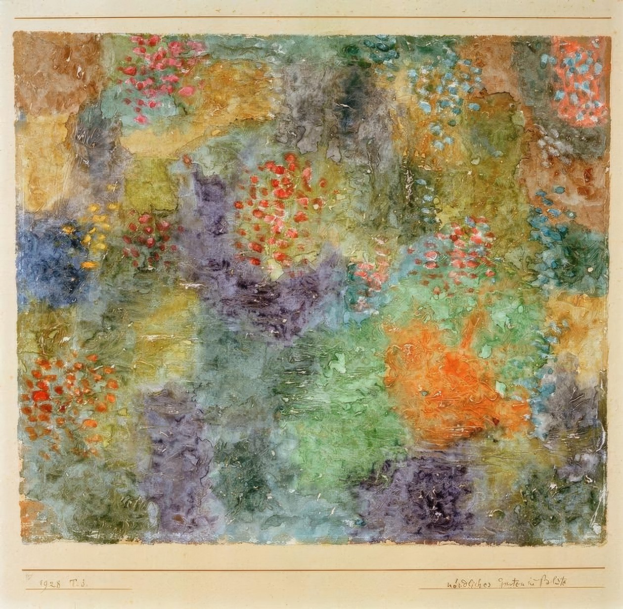 Northern Garden in Bloom by Paul Klee