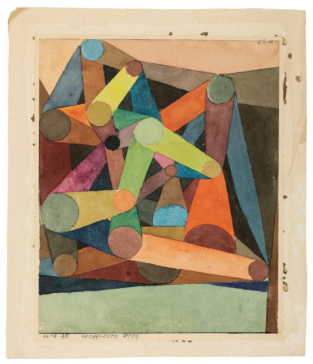 Open Mountain by Paul Klee