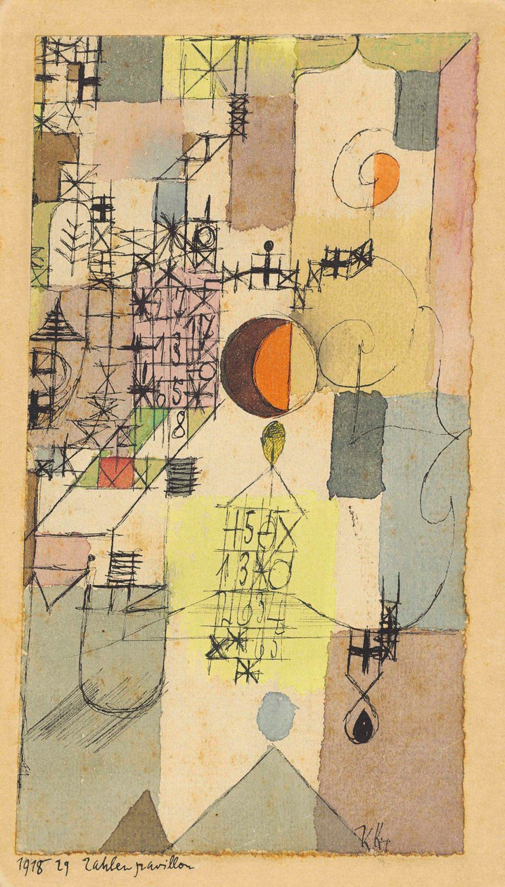 Pavilion of Numbers by Paul Klee
