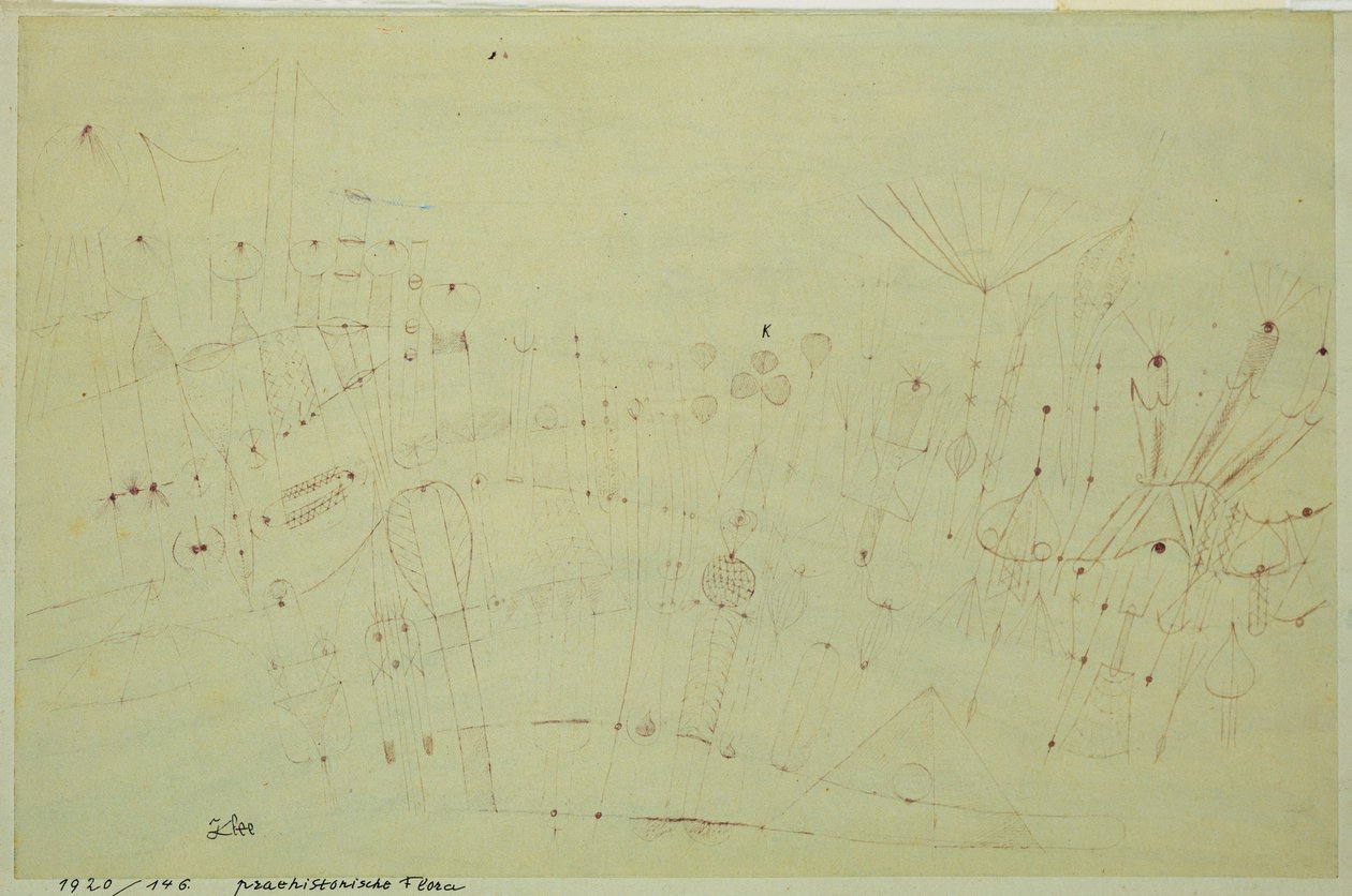 Prehistoric Vegetation by Paul Klee