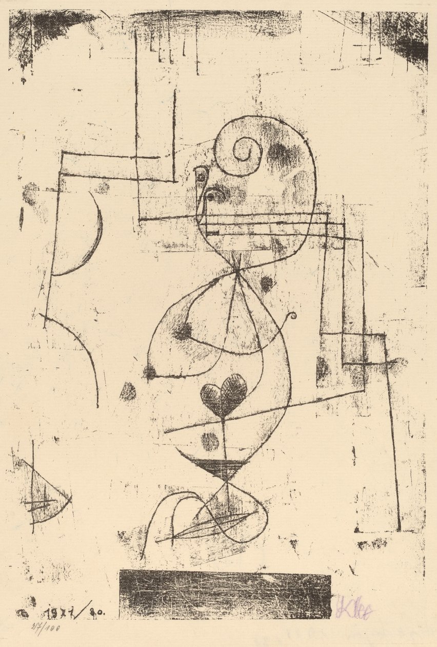 Queen of Hearts by Paul Klee