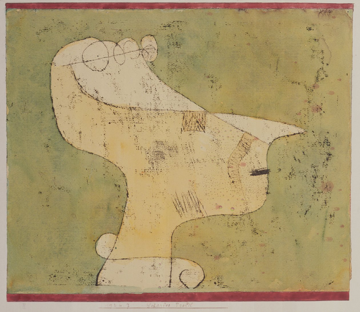 Sharp Profile by Paul Klee