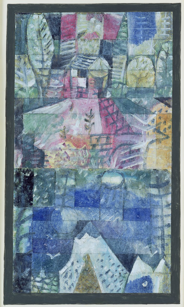 Souvenir Picture of a Trip by Paul Klee