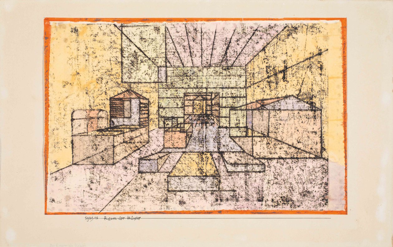 Space of the Houses by Paul Klee