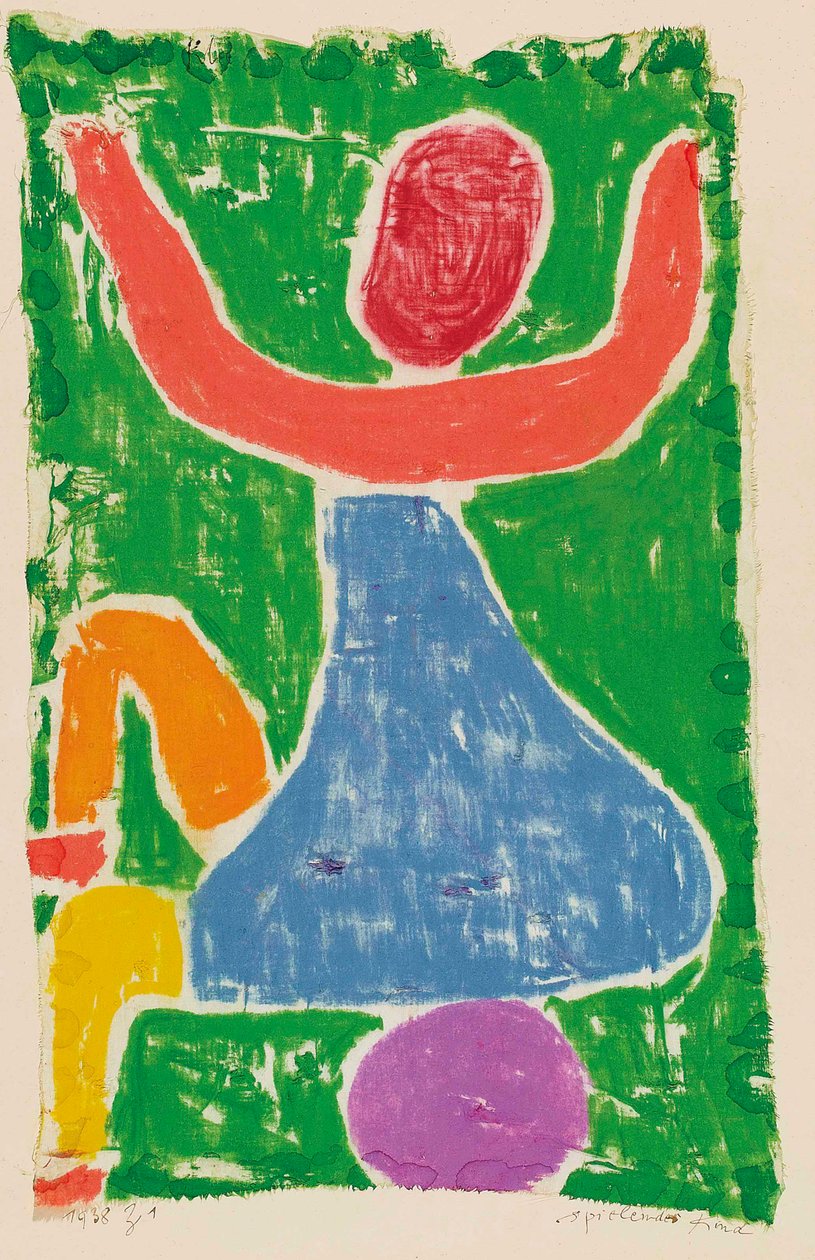 Child Playing by Paul Klee