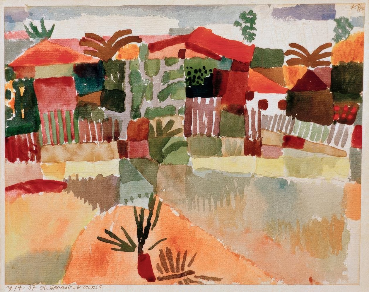St. Germain near Tunis by Paul Klee
