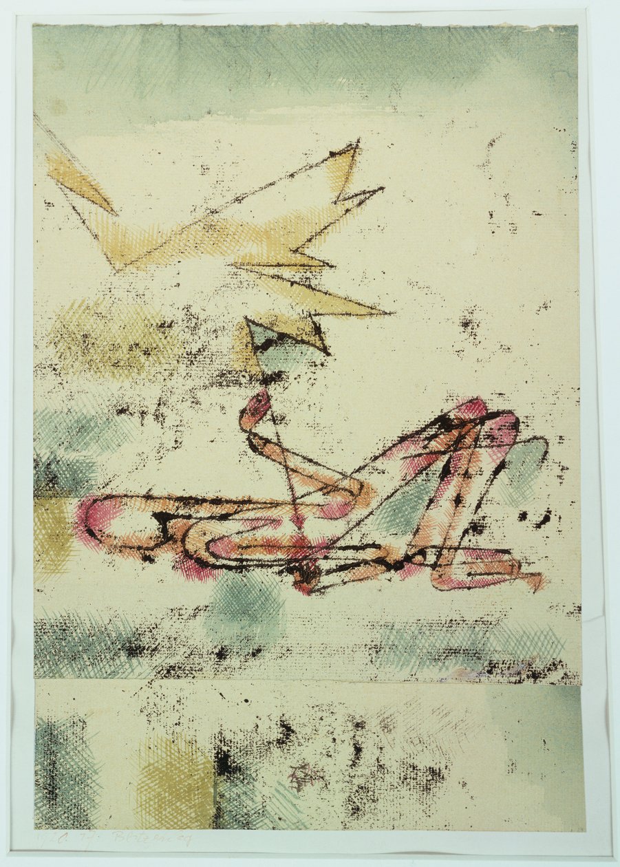 Struck by Lightning by Paul Klee