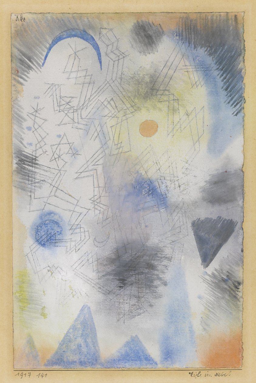Targets in the Fog, 1917 by Paul Klee