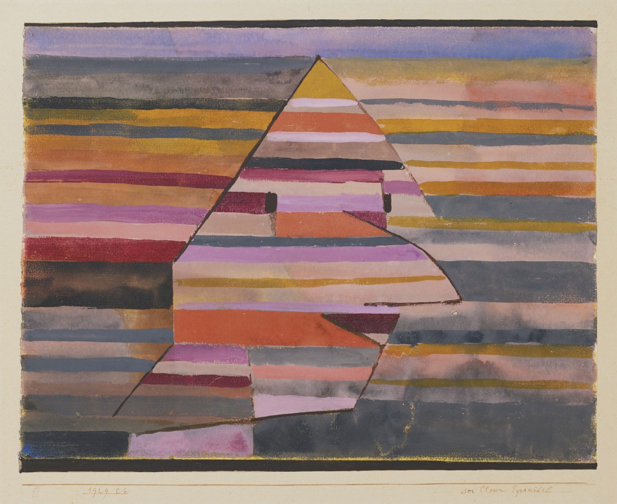 The Pyramid Clown by Paul Klee