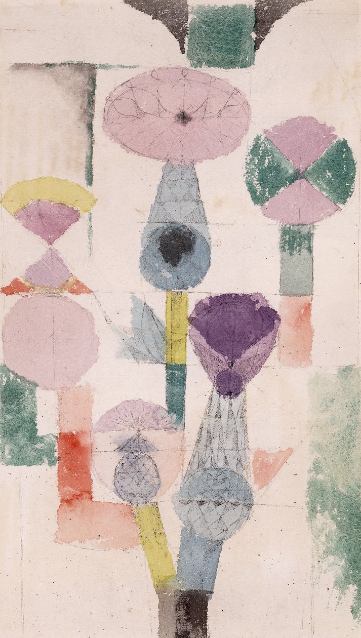 Thistle Bloom by Paul Klee