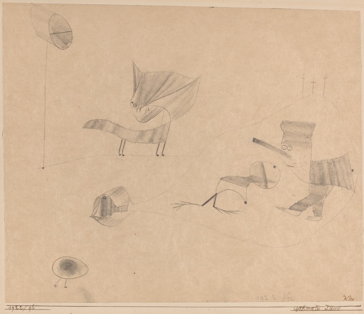 Bewitched Animals by Paul Klee