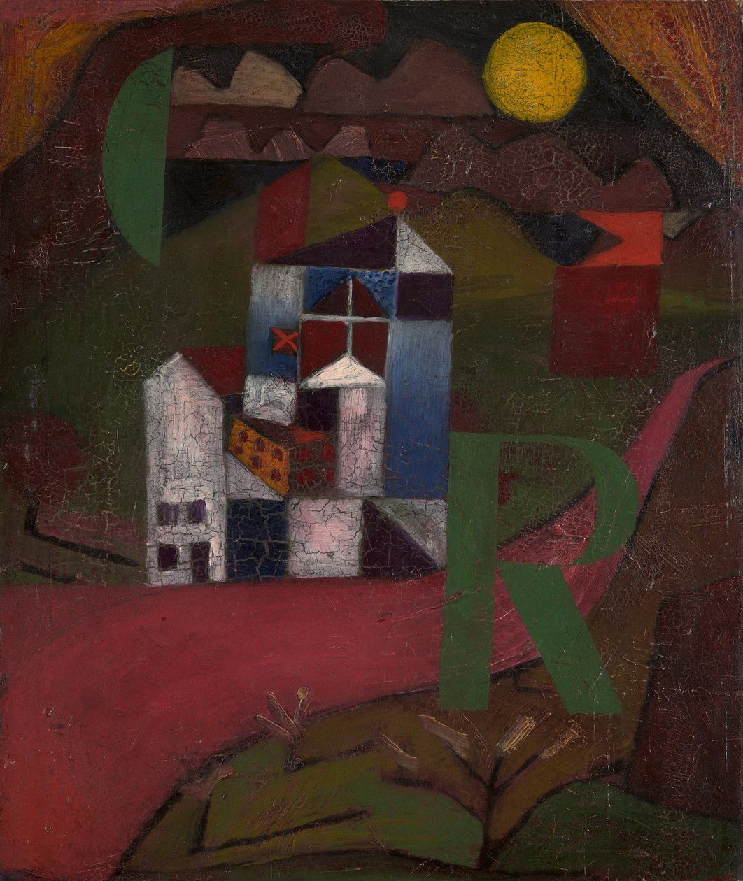 Villa R. House at the Roadside, 1919 by Paul Klee