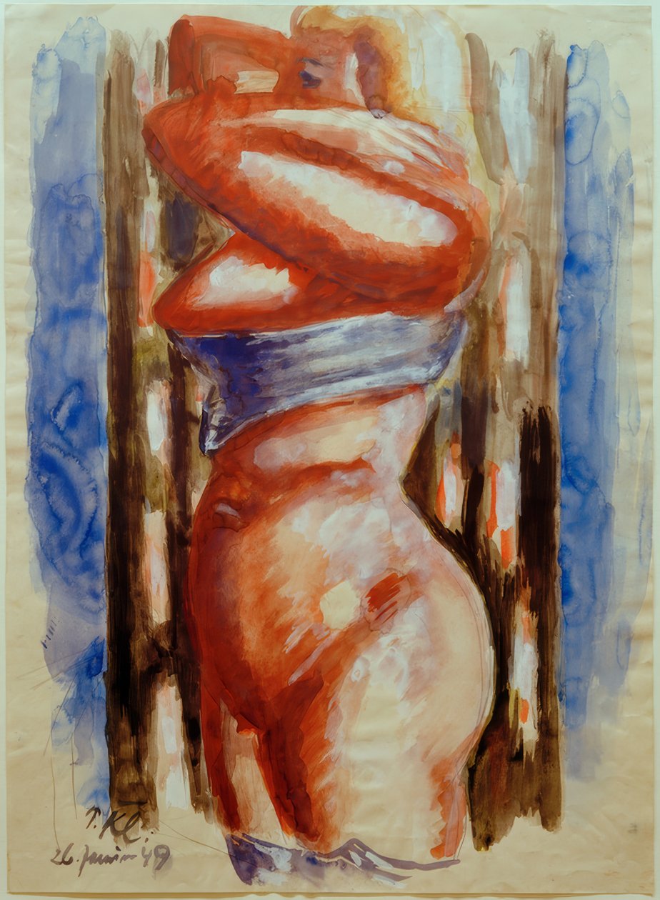 Standing Nude by Paul Kleinschmidt