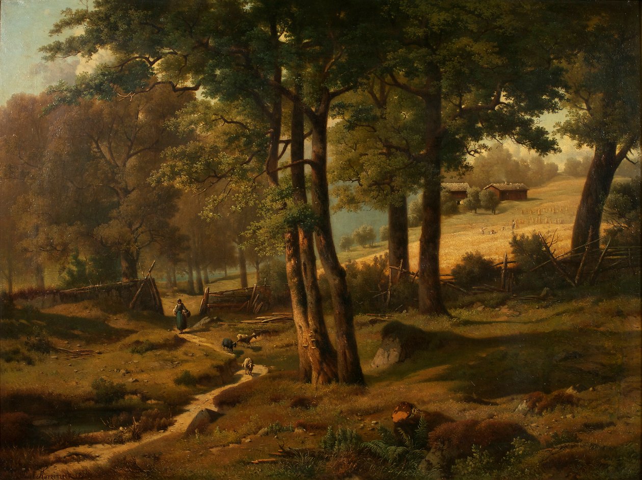 Motif from Hintersee near Berchtesgaden by Paul Korzineck