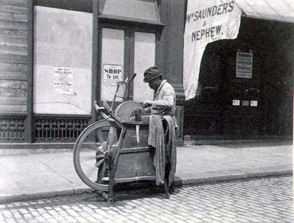 A London Knife Grinder by Paul Martin