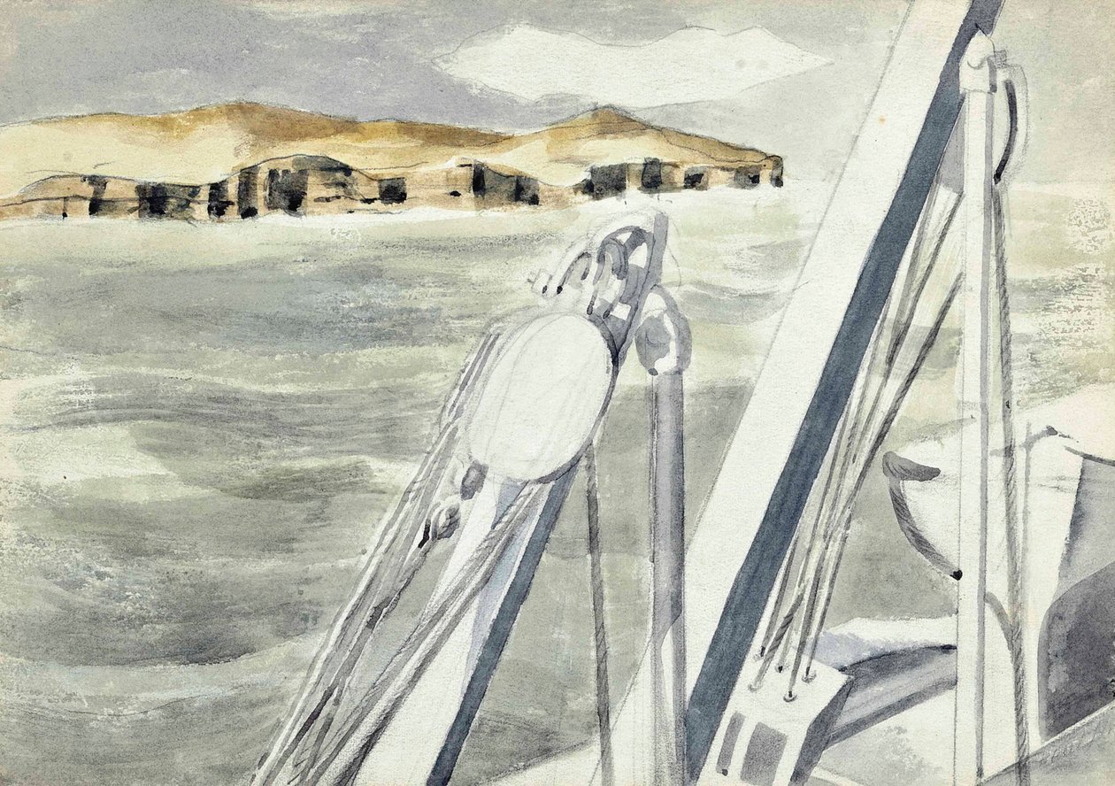 Coast Near Gibraltar by Paul Nash