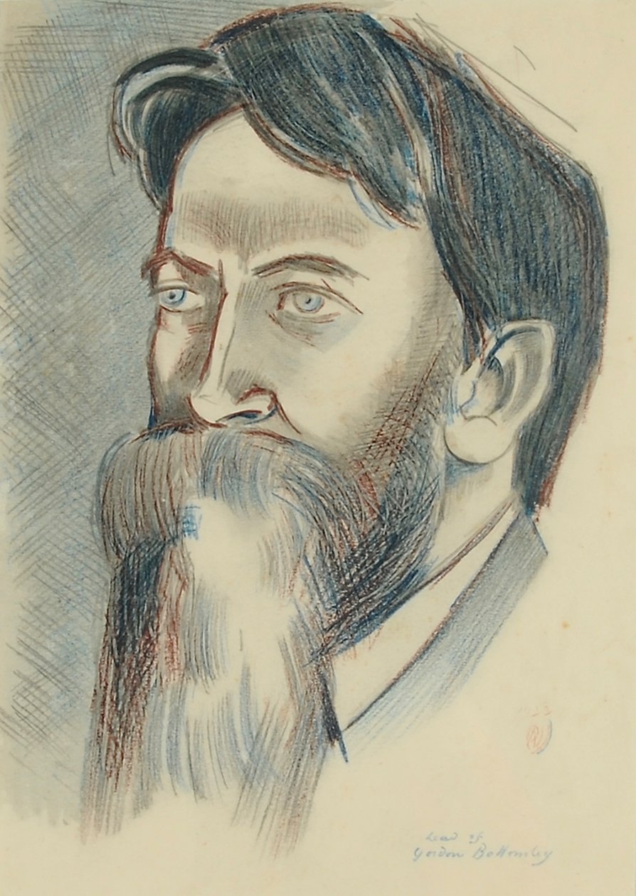 Head of Gordon Bottomley by Paul Nash