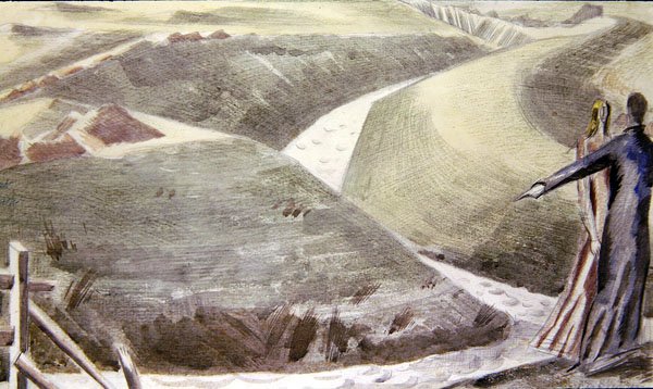 The Great Dyke, Romney Marsh by Paul Nash