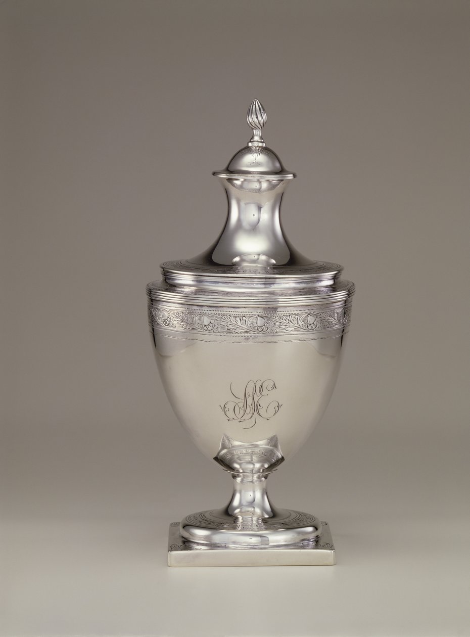 Sugar Bowl with Cover, c.1795 by Paul Revere