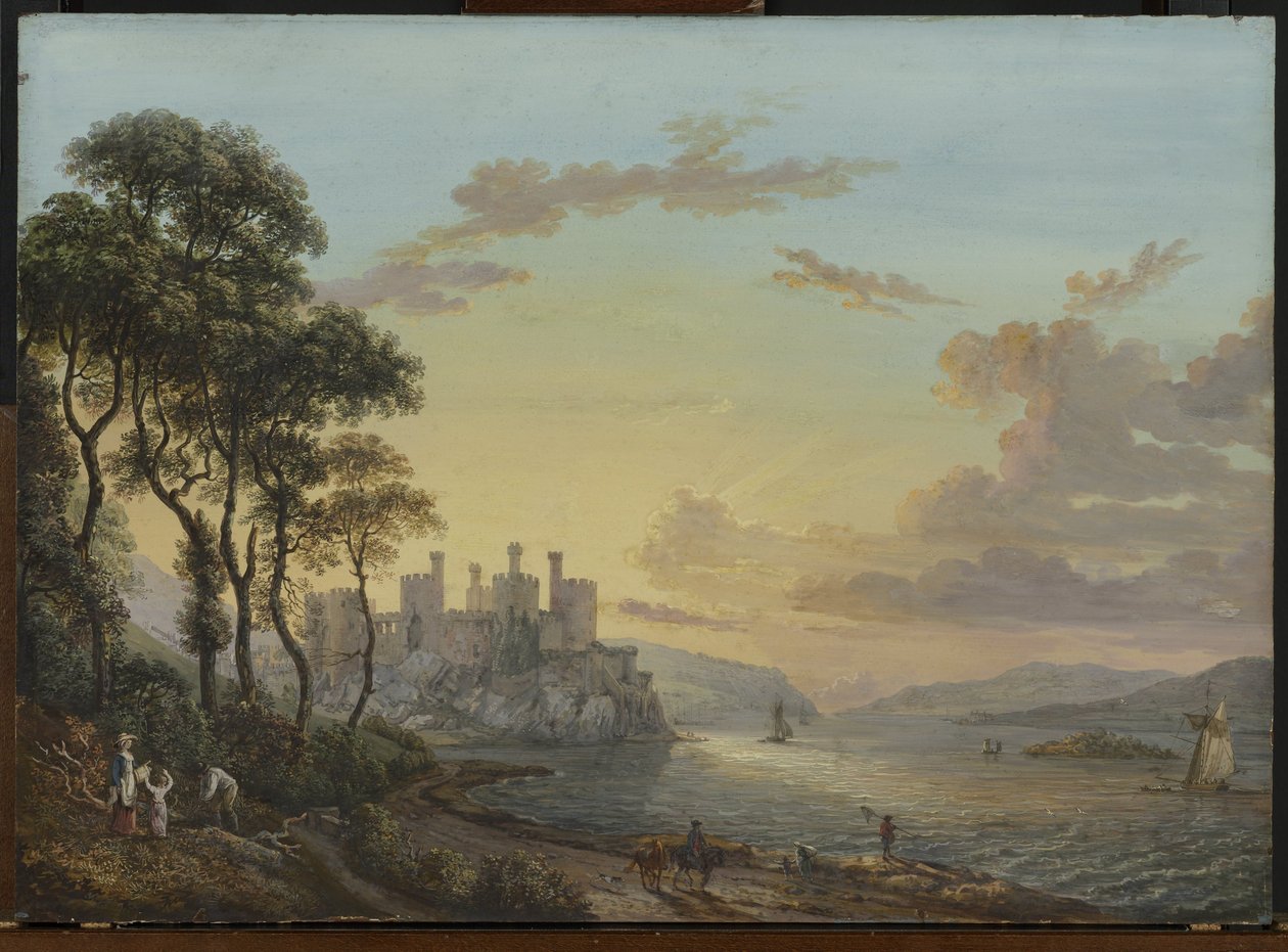 View of Conway Castle, Wales by Paul Sandby