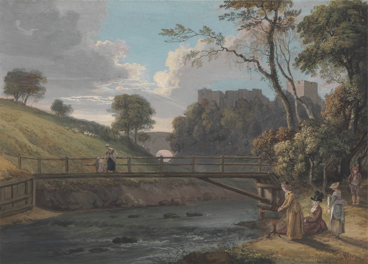 Roslin Castle, Midlothian by Paul Sandby