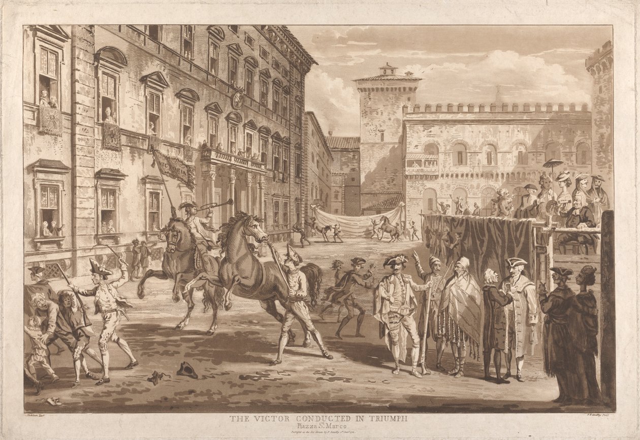 The Victor Conducted in Triumph by Paul Sandby