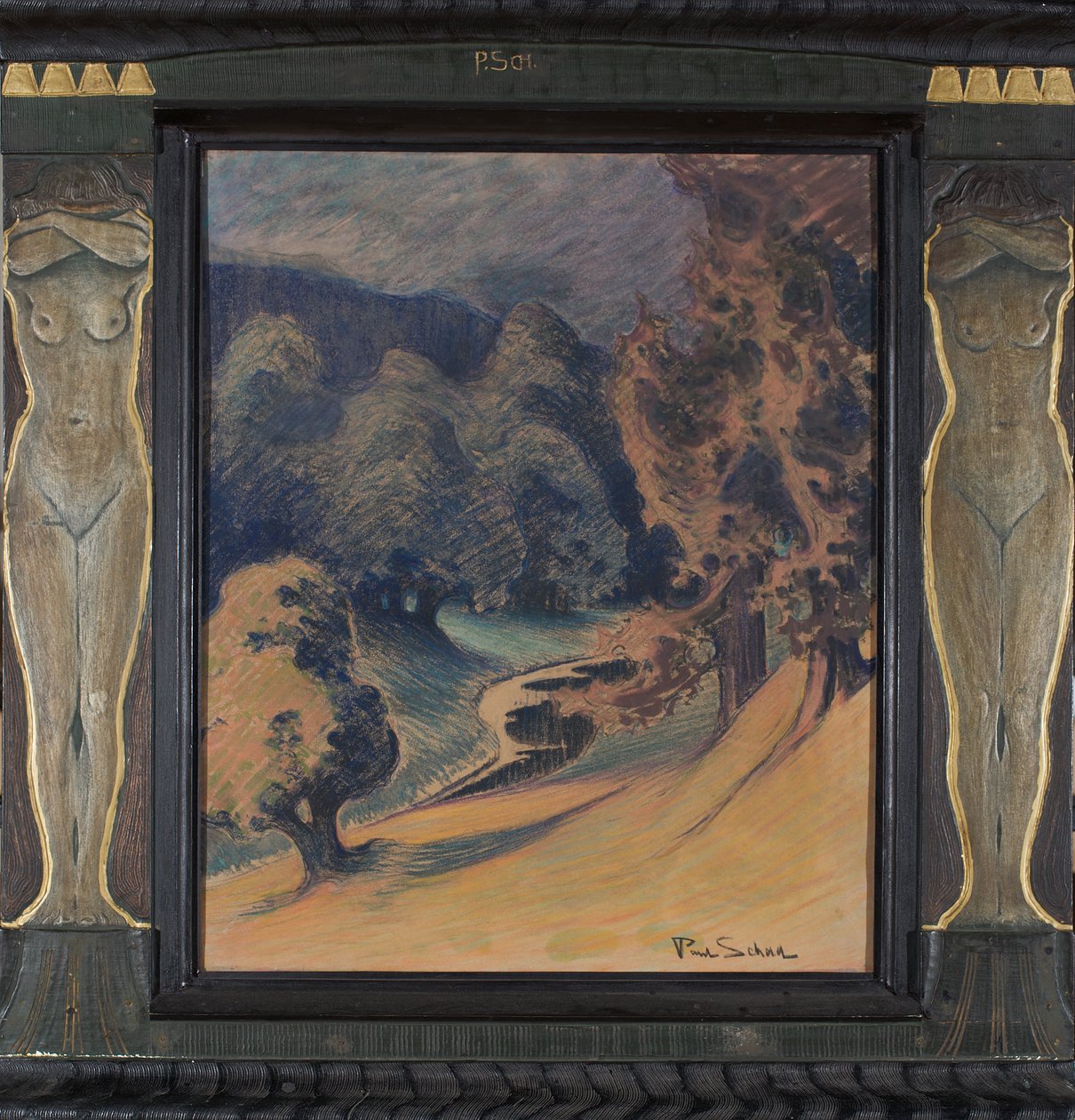 At the Moor Stream by Paul Schad Rossa