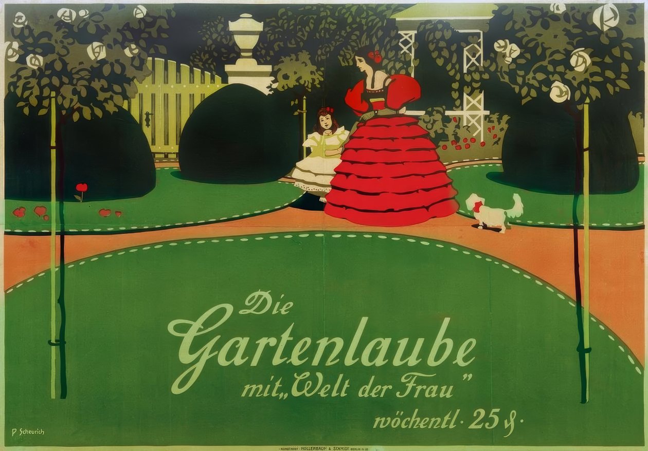 The Garden Arbor with World of Women by Paul Scheurich