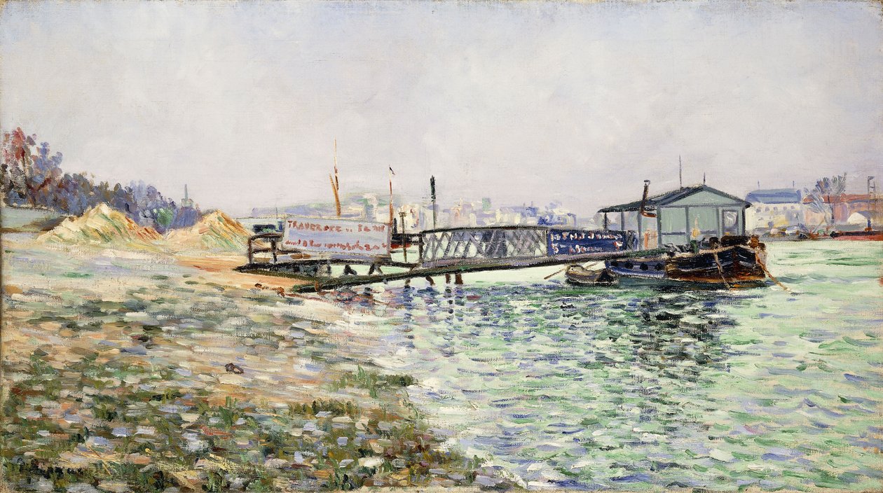 The Seine at the Jardin des Plantes by Paul Signac
