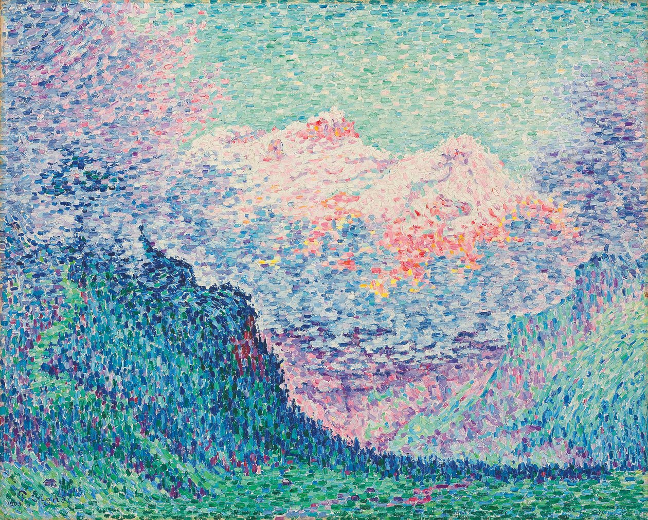 Les Diablerets by Paul Signac