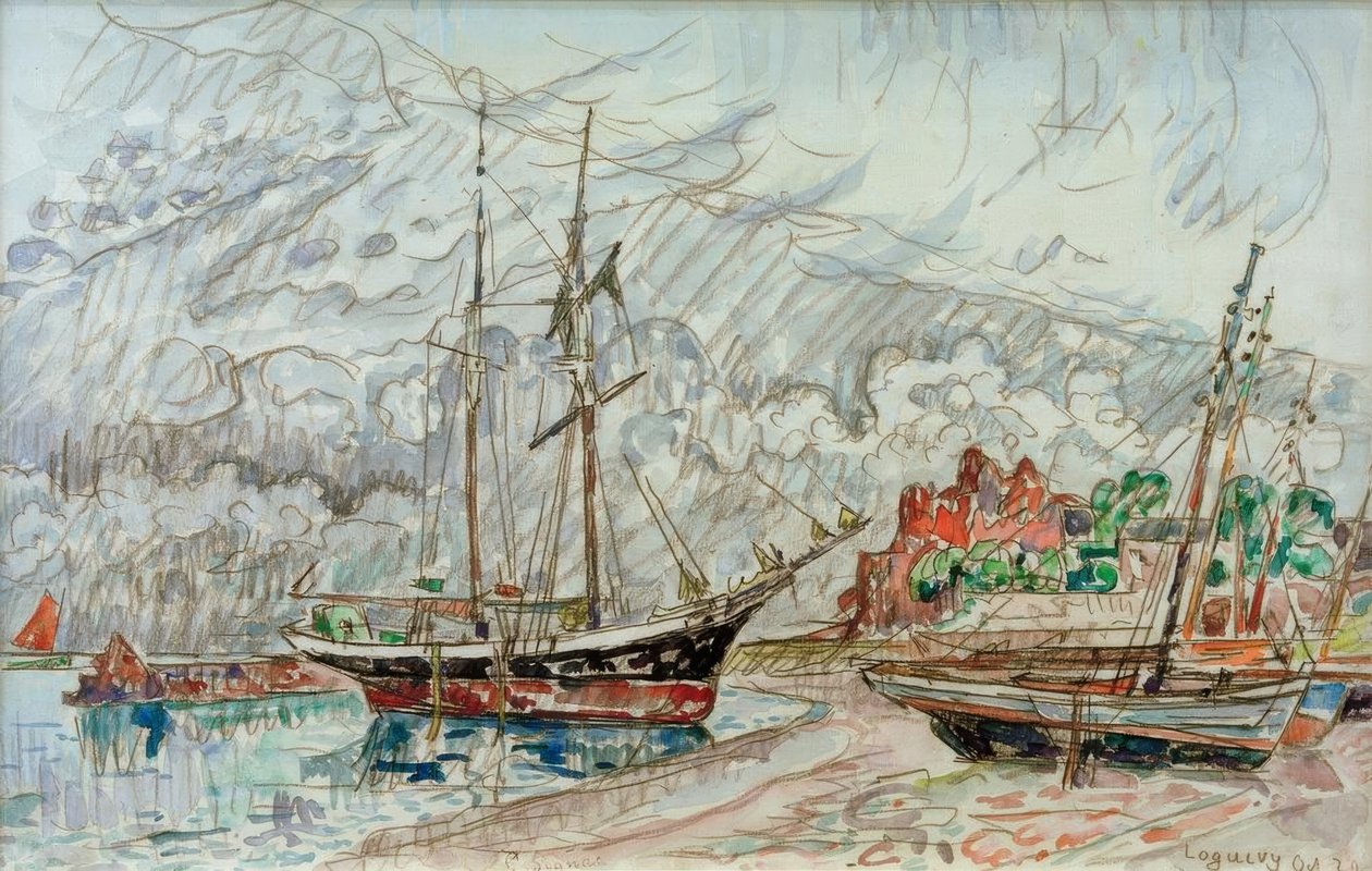 P. Signac / Marine at Loquivy by Paul Signac