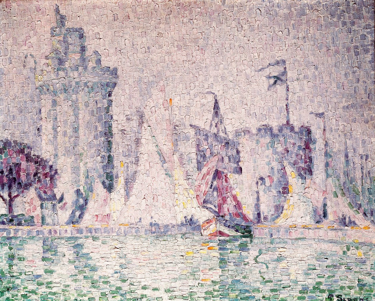 Port of La Rochelle by Paul Signac