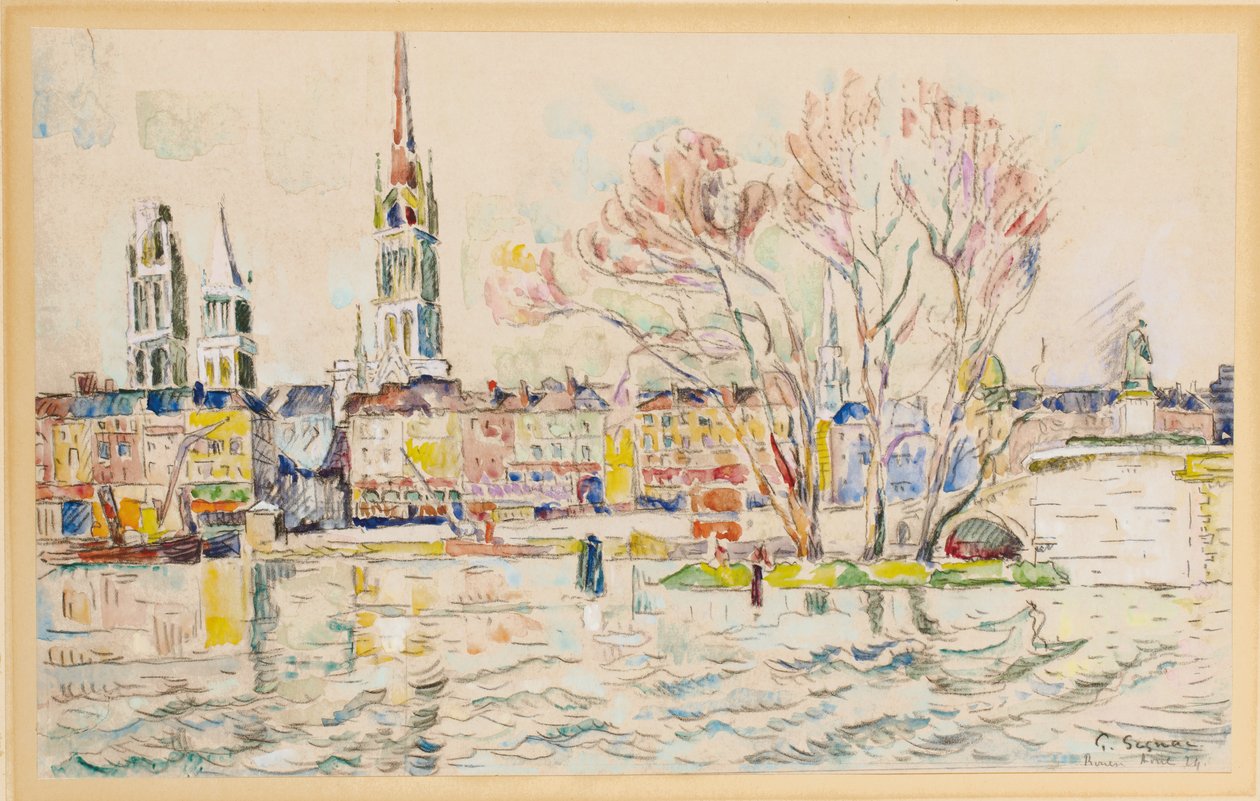 Rouen by Paul Signac