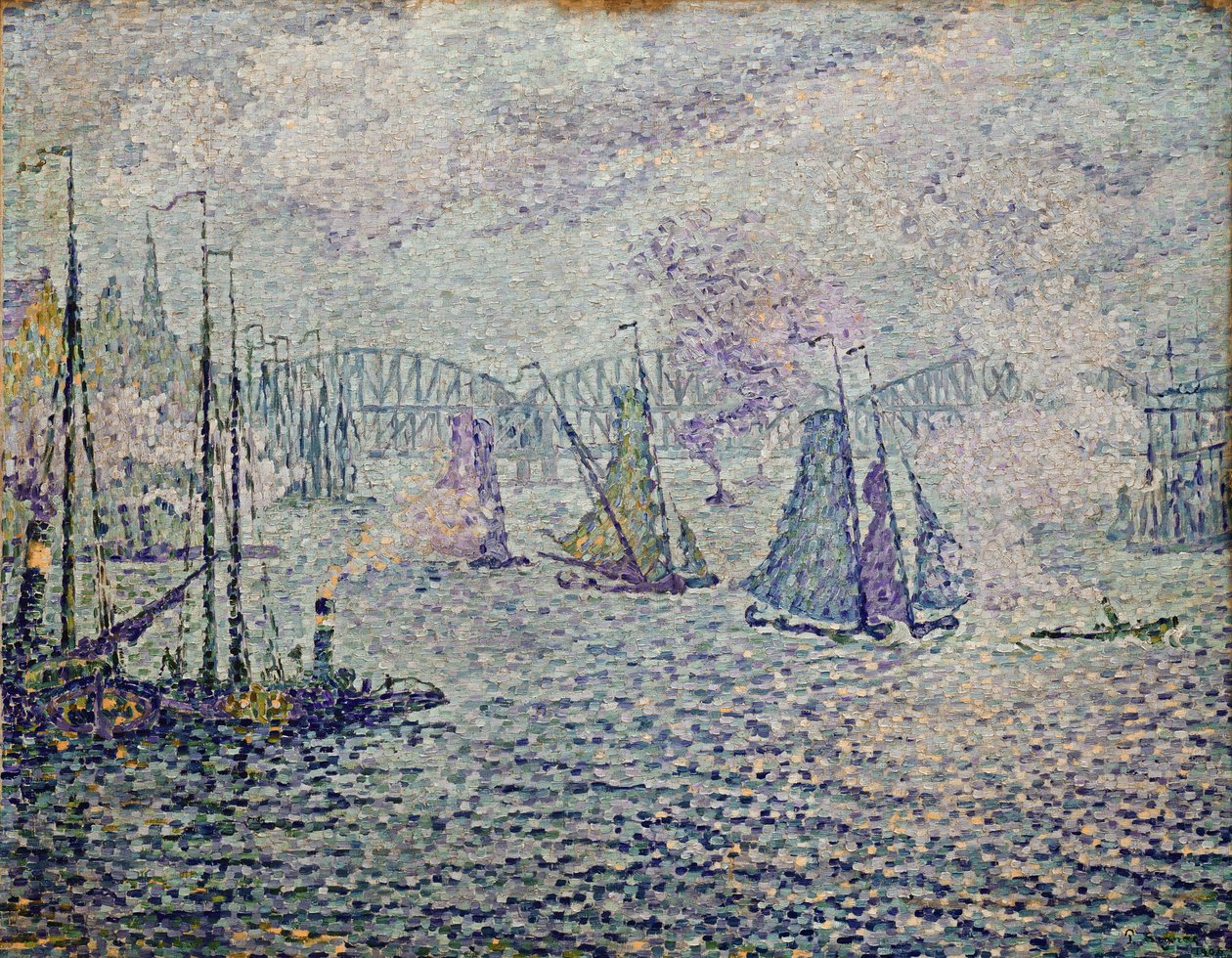 The Port of Rotterdam by Paul Signac
