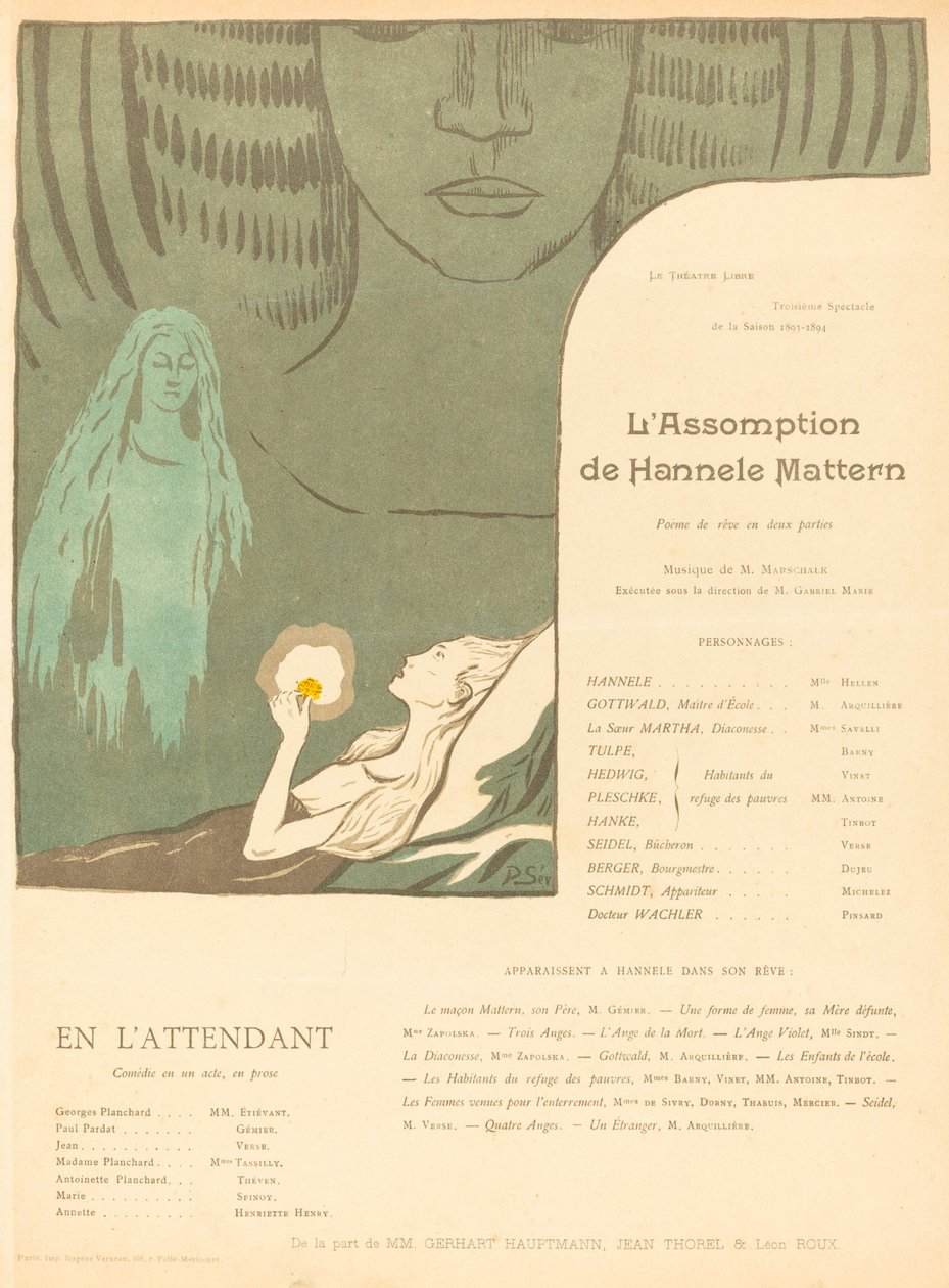 The Assumption of Hannele Mattern; While Waiting for Him by Paul Sérusier