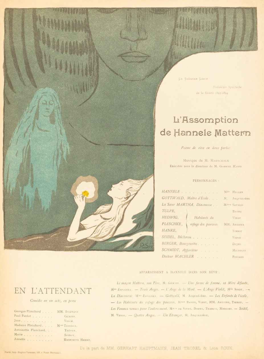 The Assumption of Hannele Mattern; While Waiting for Him by Paul Sérusier