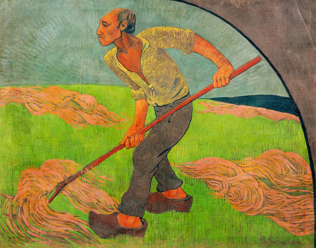 The Haymaker, Homage to Van Gogh by Paul Sérusier