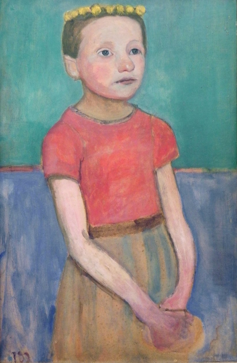 Bust of a 12-Year-Old Italian Girl by Paula Modersohn Becker