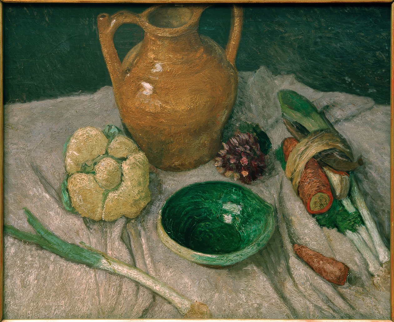 Still Life with Vegetables and Earthenware by Paula Modersohn Becker
