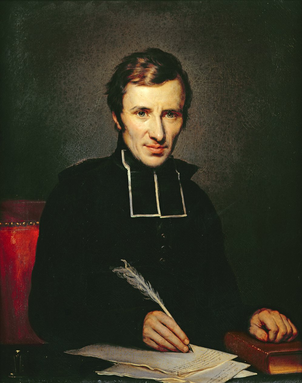 Portrait of the Abbot of Lamennais, 1827 by Paulin Jean Baptiste Guerin