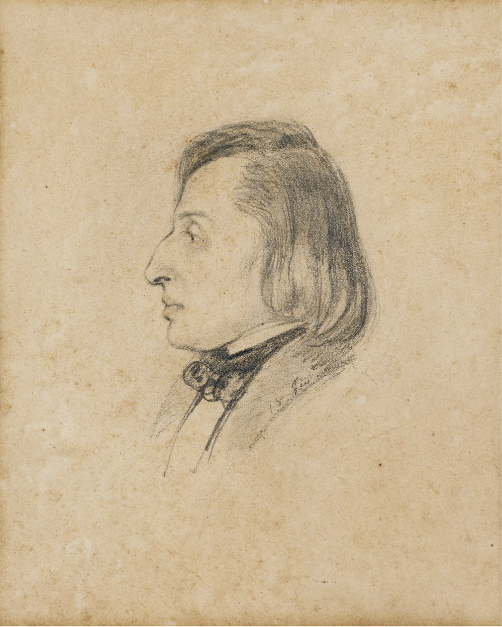 Portrait of Frédéric Chopin by Pauline Viardot García