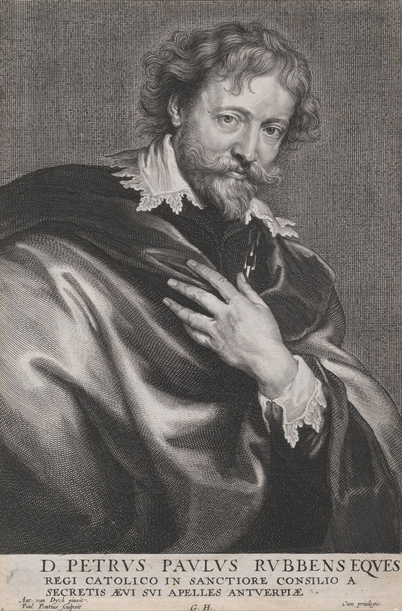 D. Petrus Paulus Rubbens Eques by Paulus Pontius